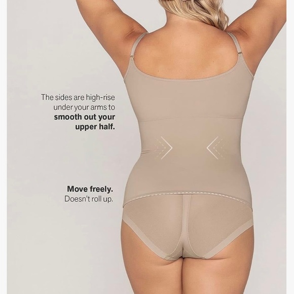 Leonisa 2-way moderate shaper cami Beige Size L - Picture 2 of 5